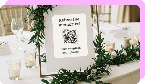 qr-code-reception-tables-wedding