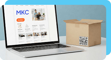 website or landing turn qr code