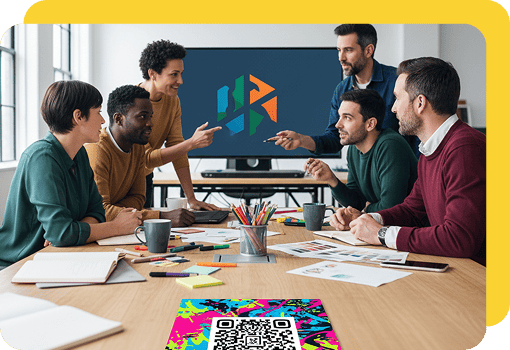 Social media QR codes for designers