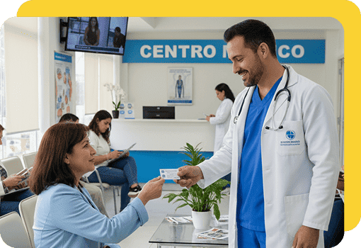 QR code business card for healthcare
