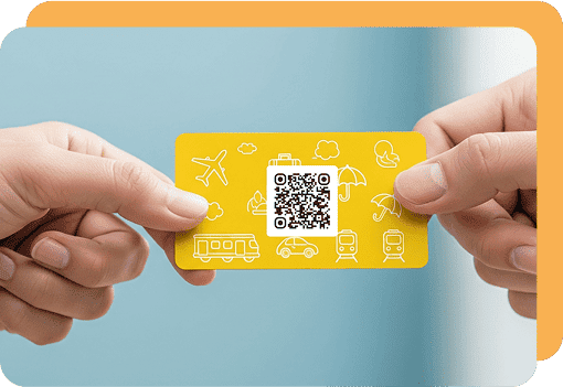 digital business card for travel consultants