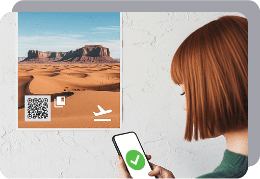 travel booking and payments with a secure QR