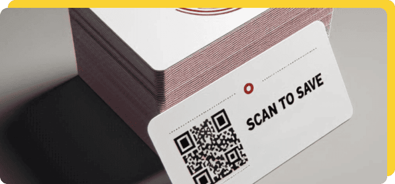 shop online qr code card