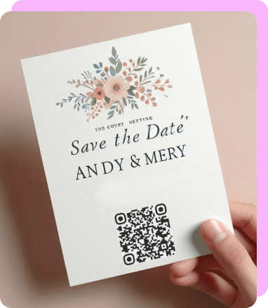 save the date qr code 