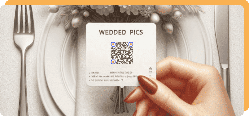 wedding photos qr code