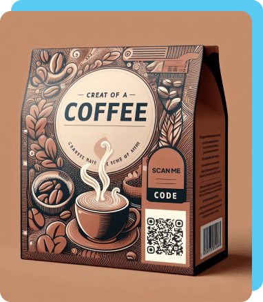 coffee bag qr code