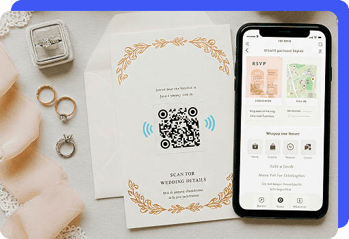 event qr code for weddings