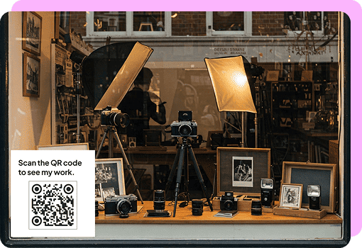 image gallery qr for photographers