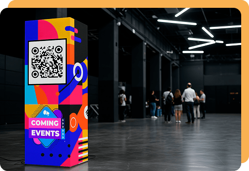 List of links qr code for event organizers