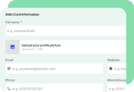 vcard-information