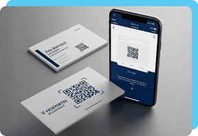 vcard code for Business Cards and Printed Materials