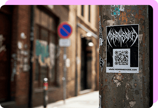 video qr code for musicians